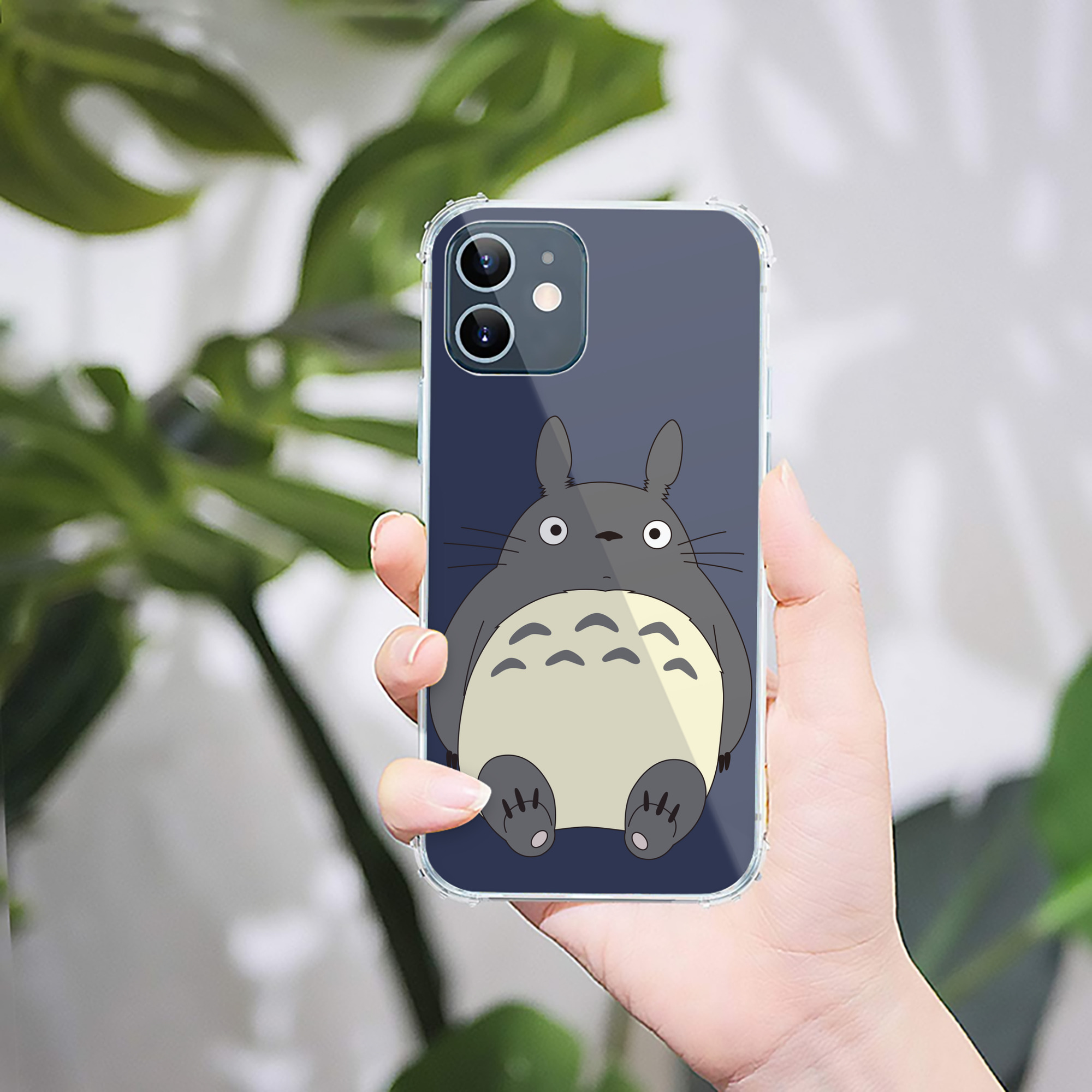 （画像用） となりのトトロ 草壁メイ 草壁サツキ My Neighbor Totoro Satsuki Kusakabe Mei Kusakabe 【iPhone 12シリーズ対応】透明スマホケース（クリアソフトケース）